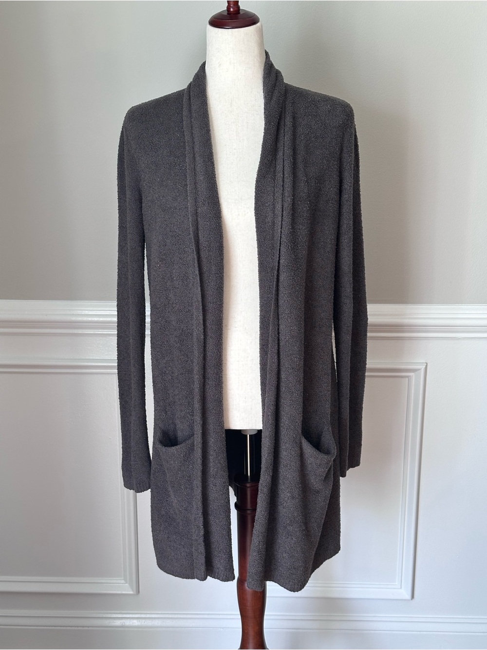Barefoot Dreams Bamboo Chic Lite Essential Long Cardigan size Small